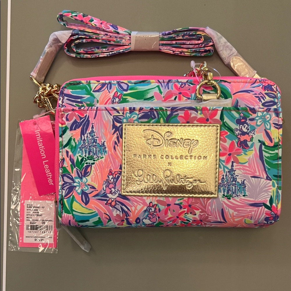 NWT Originally $128 Disney Parks Collection X Lilly Pulitzer Crossbody